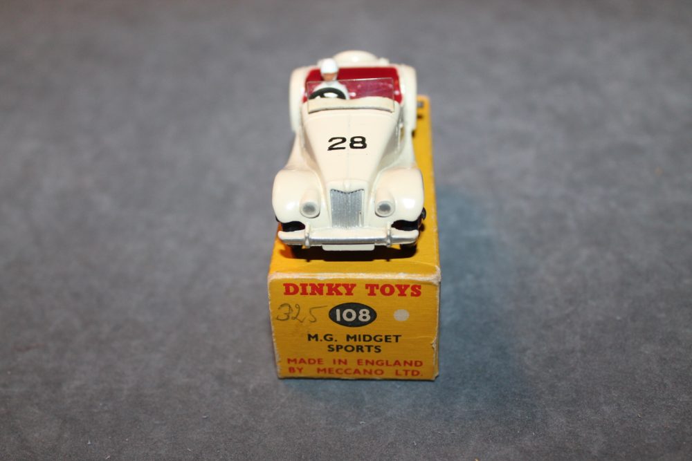mg midget competition dinky toys 108 front