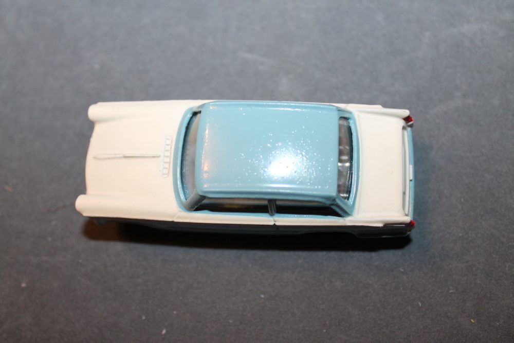 triumph herald blue and white dinky toys 189 top