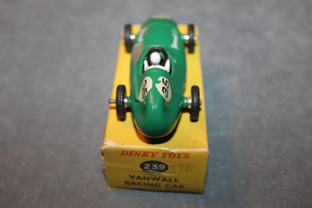 vanwall racing car dinky toys 239 back