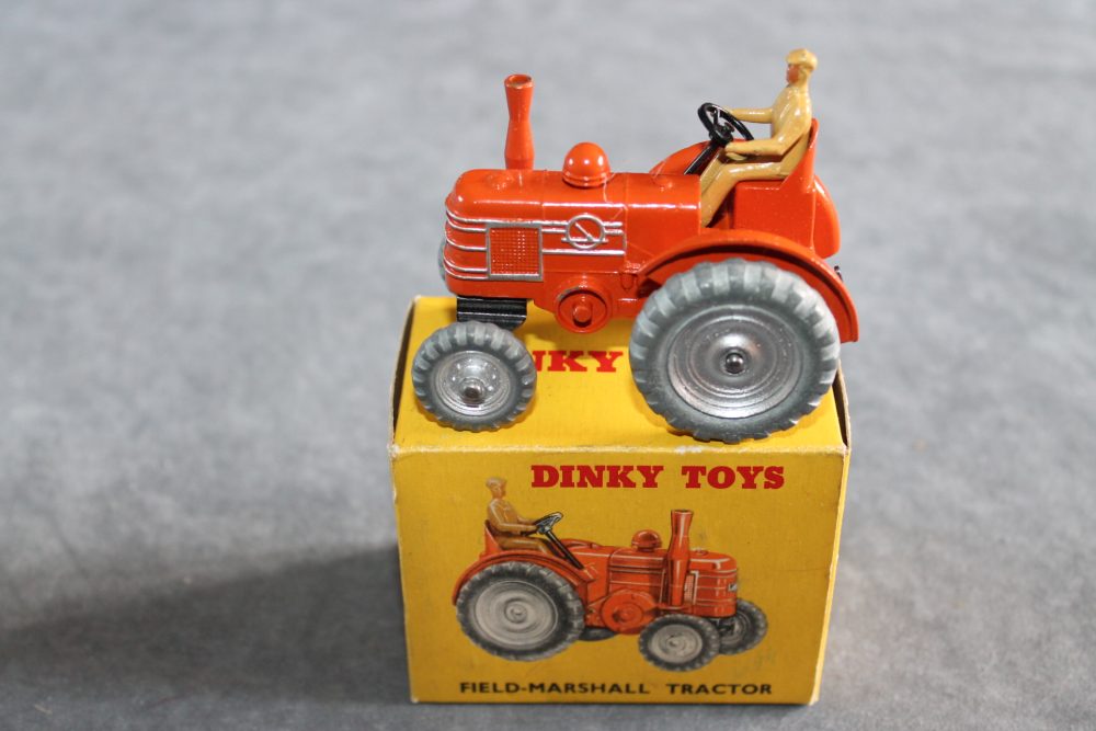 field marshall tractor silver wheels dinky toys 27n-301