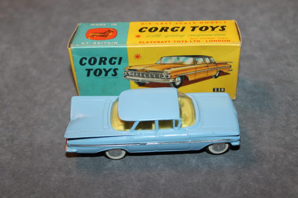 chevrolet impala corgi toys 220 side