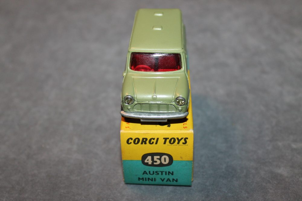 austin mini van corgi toys 450 front