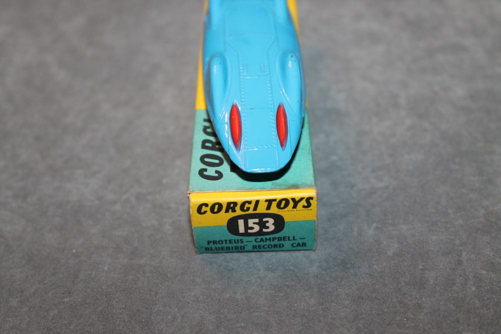 proteus campbell bluebird record car corgi toys 153 back