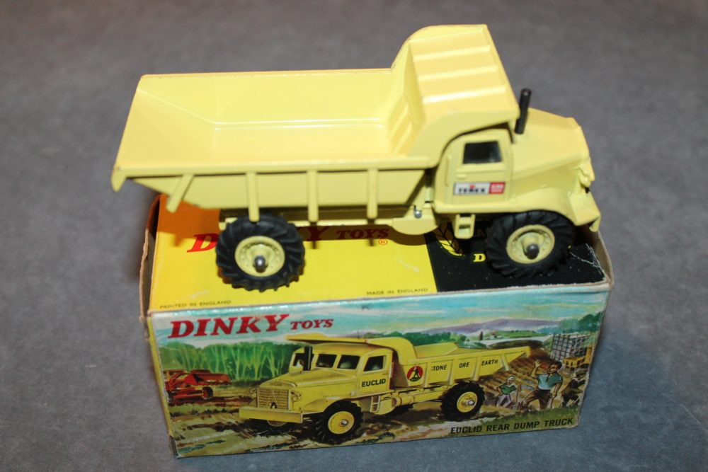 terex euclid rear dump truck dinky toys 965 side