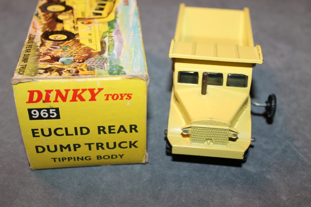 terex euclid rear dump truck dinky toys 965 front