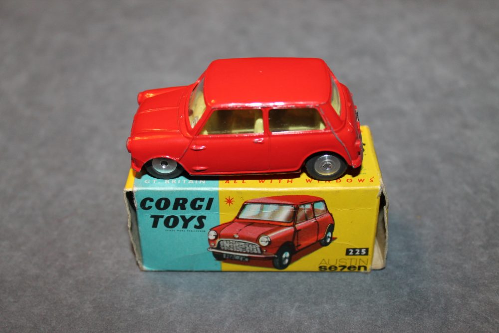austin seven red corgi toys 225