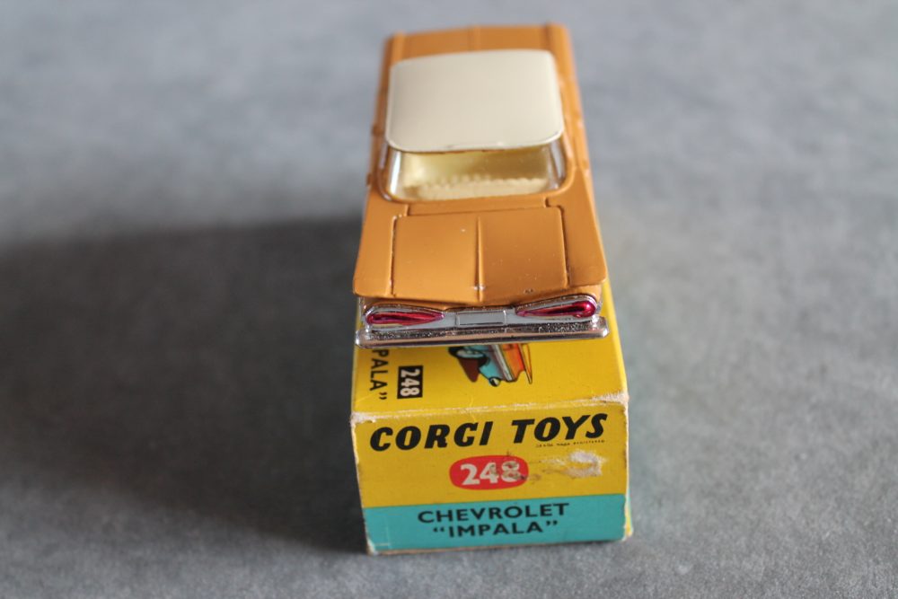 chevrolet impala corgi toys 248 back