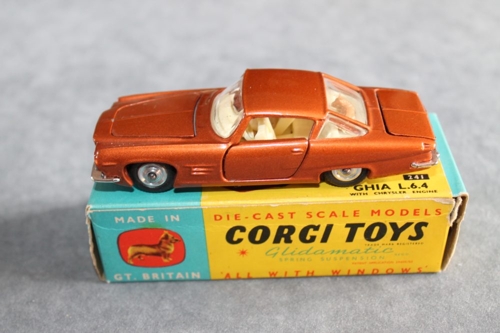ghia l 6.4 copper corgi toys 241