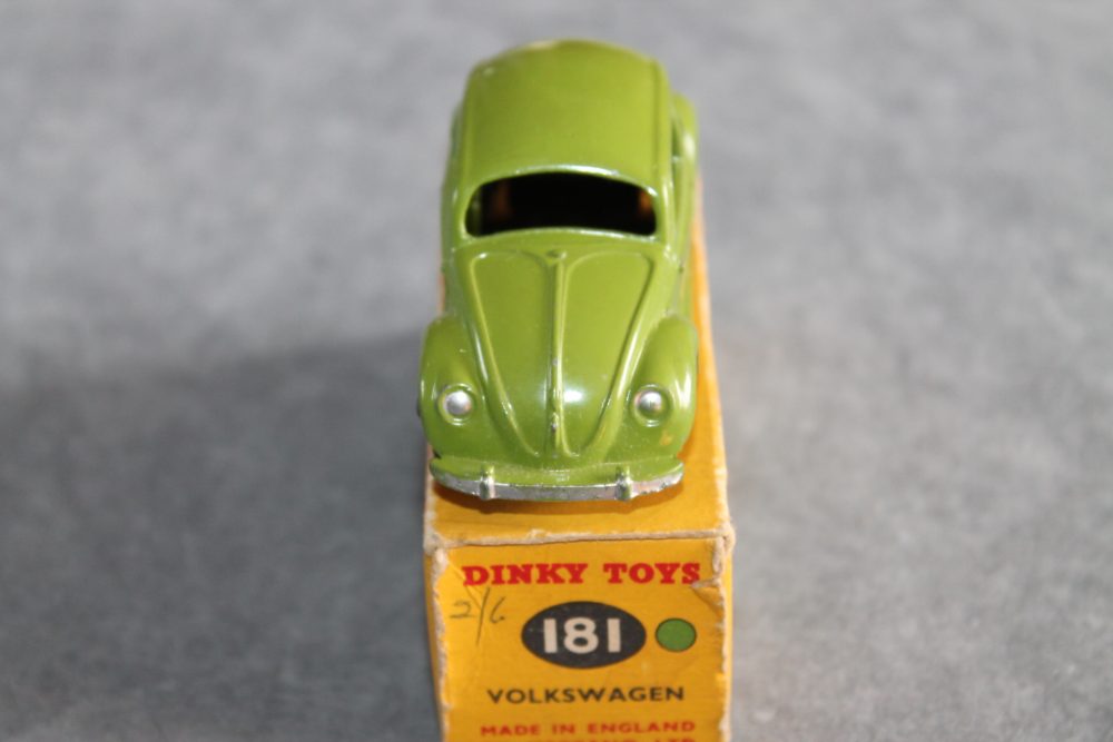 volkswagen beetle dinky toys 181 front