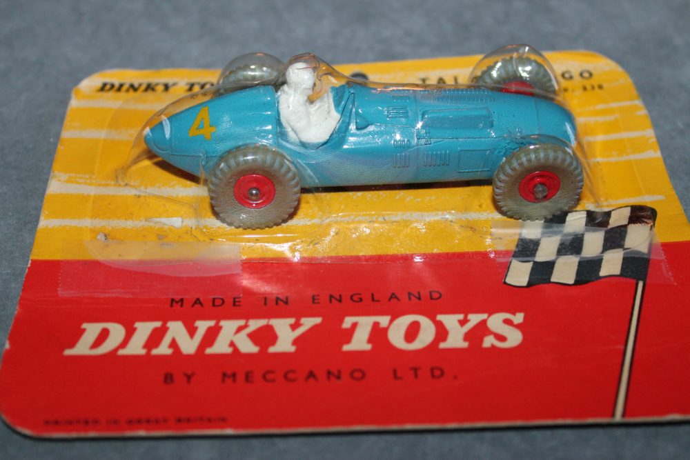 talbot lago racing car in blister pack dinky toys 205
