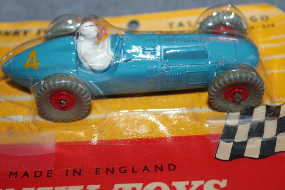 talbot lago racing car in blister pack dinky toys 205 right side