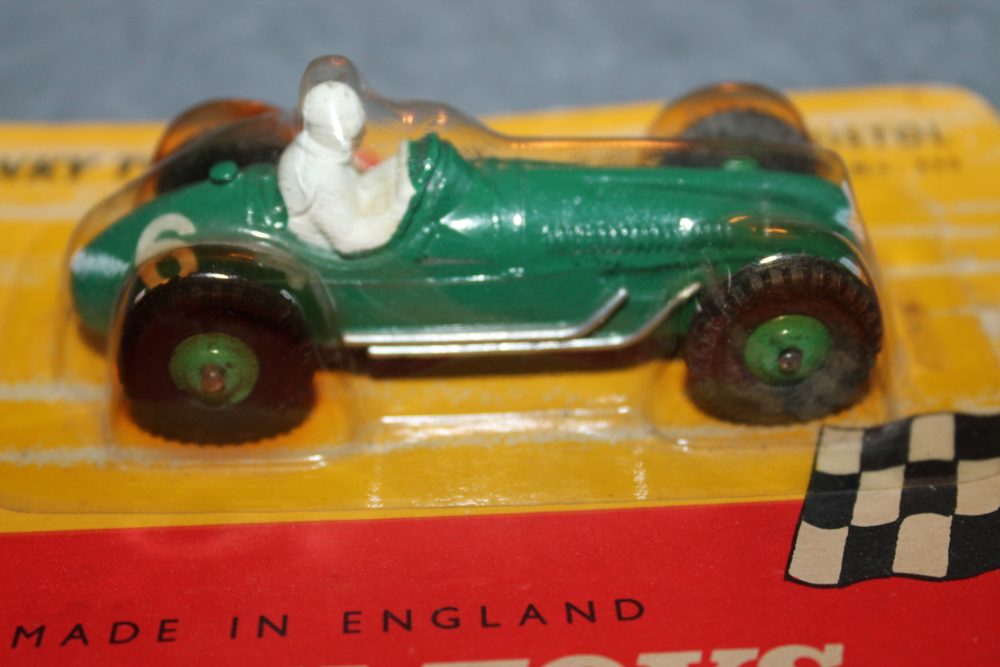 cooper bristol racing car Blister pack dinky toys 208 right side