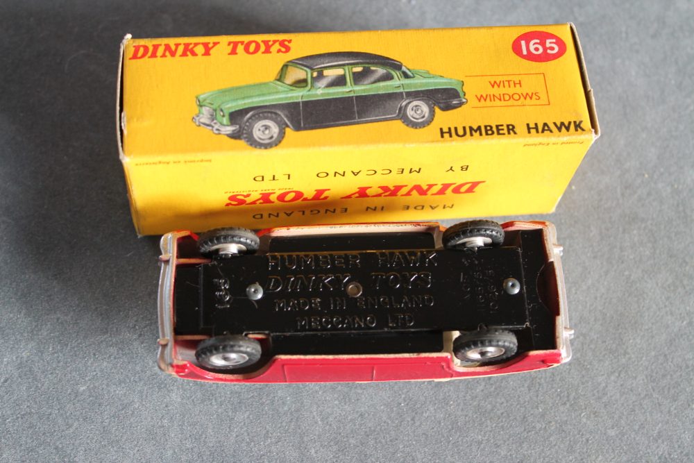 humber hawk dinky toys 165 base