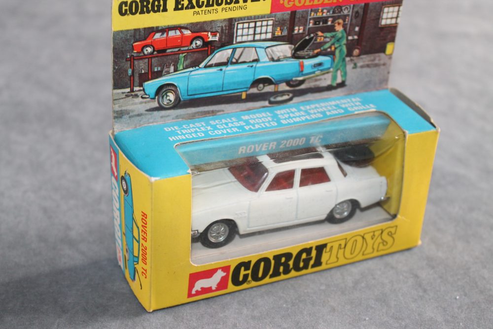 rover 2000tc white corgi toys 275