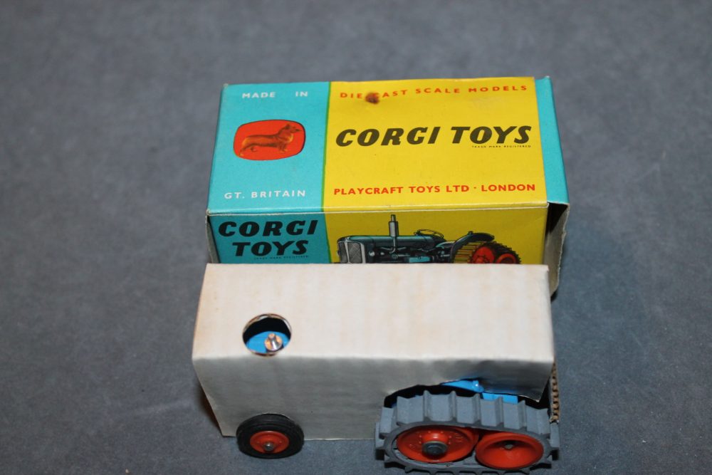 fordson major half track tractor corgi toys 54 top