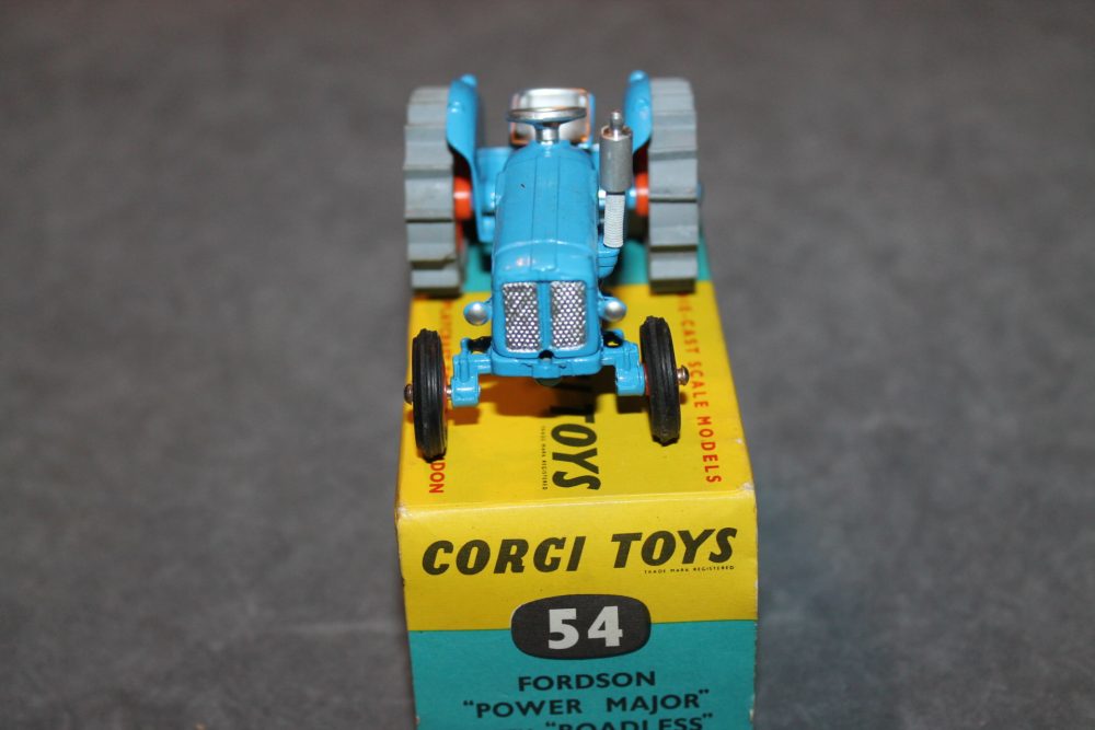 fordson major half track tractor corgi toys 54 front