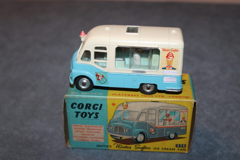 smith's mr softee ice cream van corgi toys 428