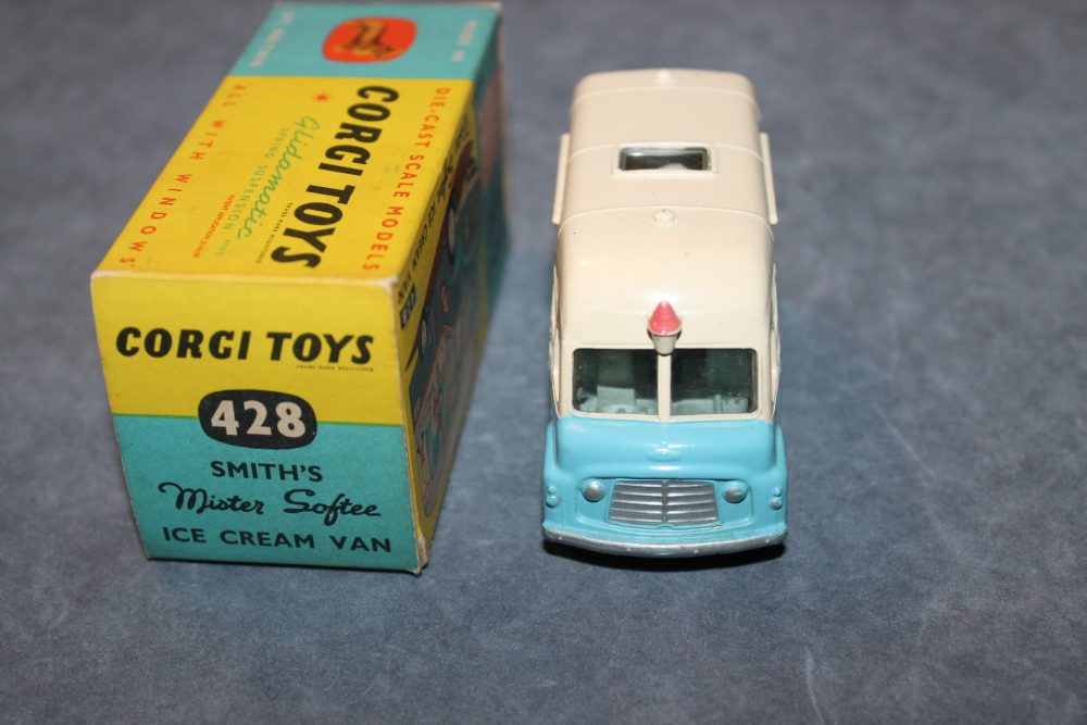 smith's mr softee ice cream van corgi toys 428 front