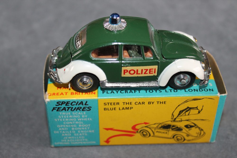 european police car corgi toys 492-side