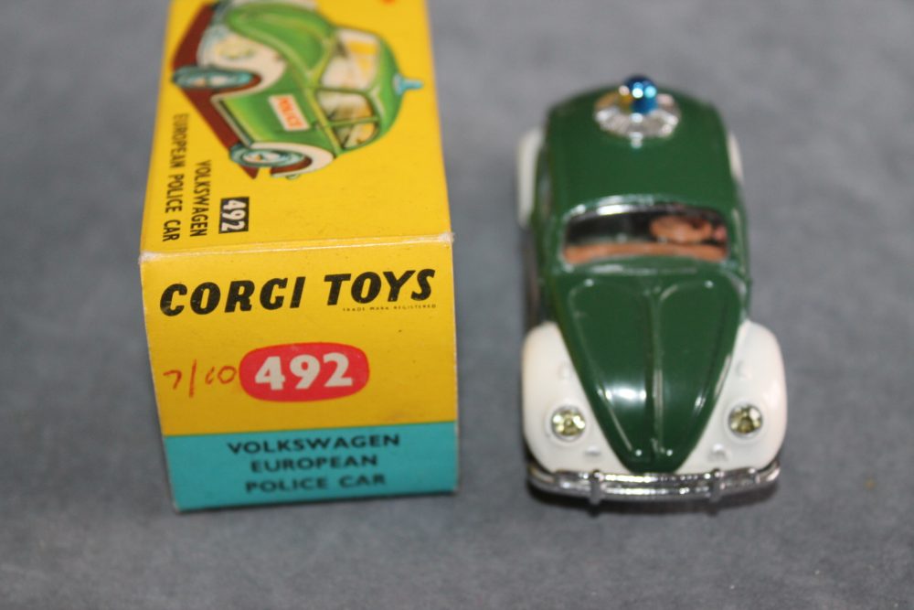 european police car corgi toys 492 front
