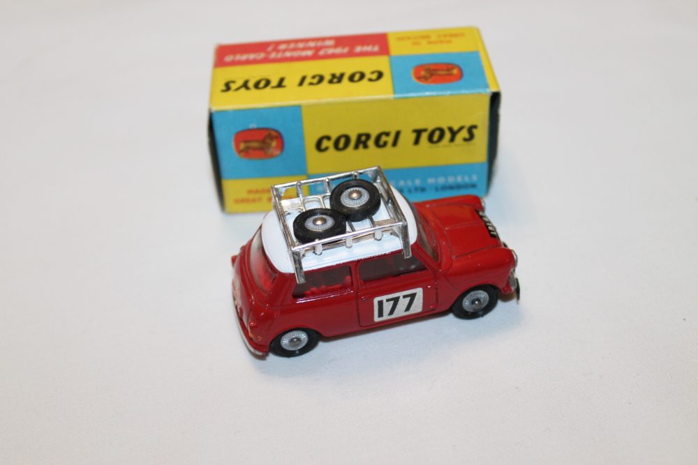monte carlo b.m.c. mini cooper s corgi toys 339 side