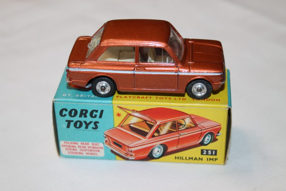 hillman imp copper corgi toys 251 side