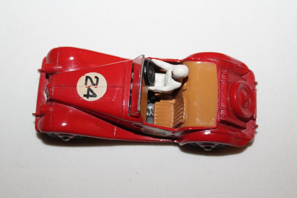 mg midget competition red dinky toys 108 top