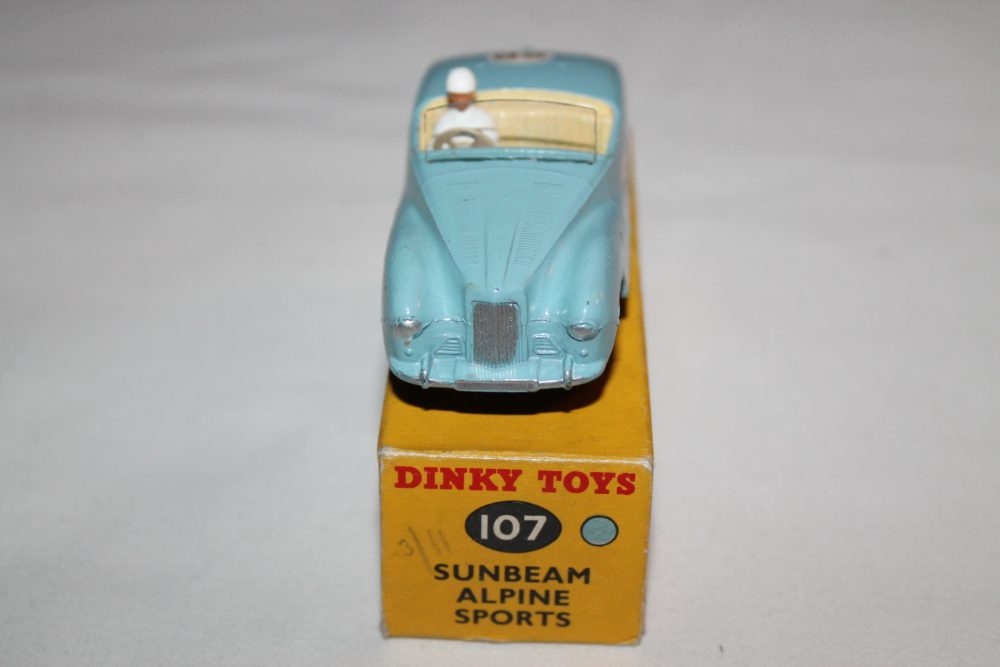 sunbeam alpine competition dinky toys 107 front