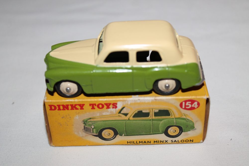 hillman minx lime green dinky toys 154