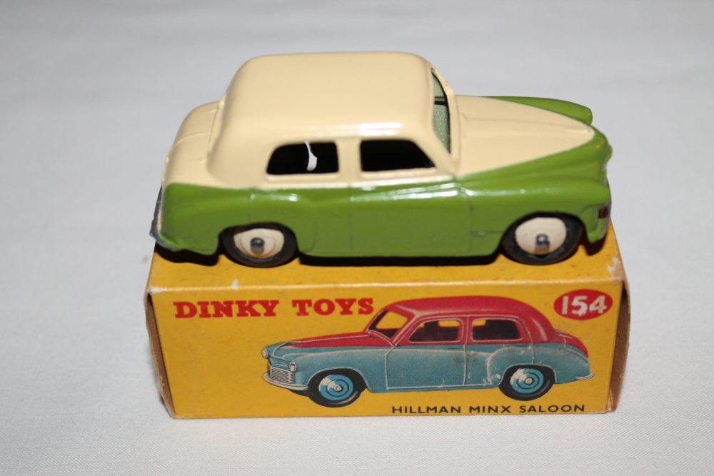 hillman minx lime green dinky toys 154 side