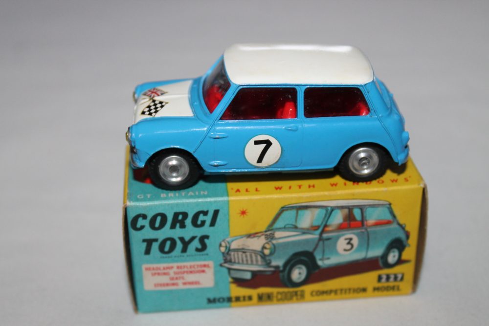 morris mini cooper competition corgi toys 227