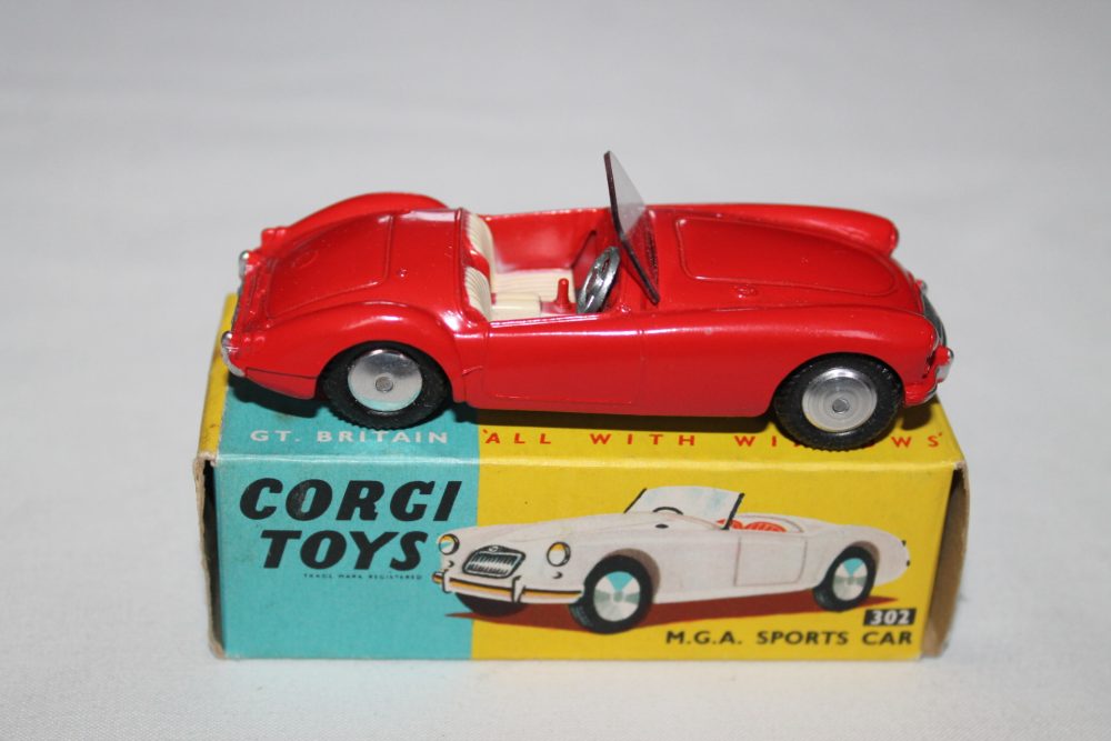mga sports car corgi toys 302 side