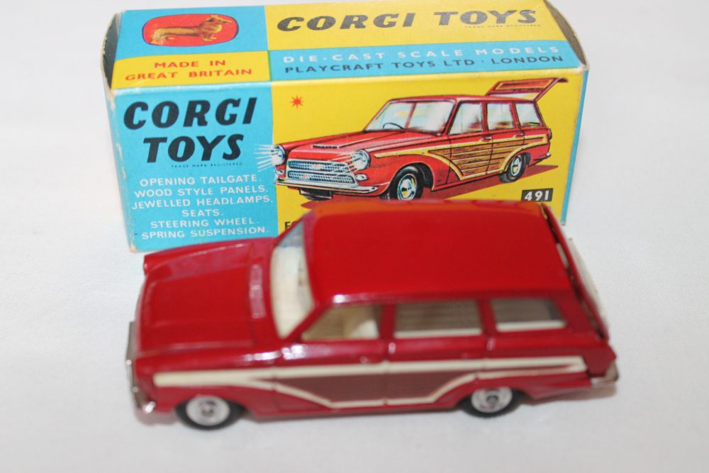 ford cortina red corgi toys 491