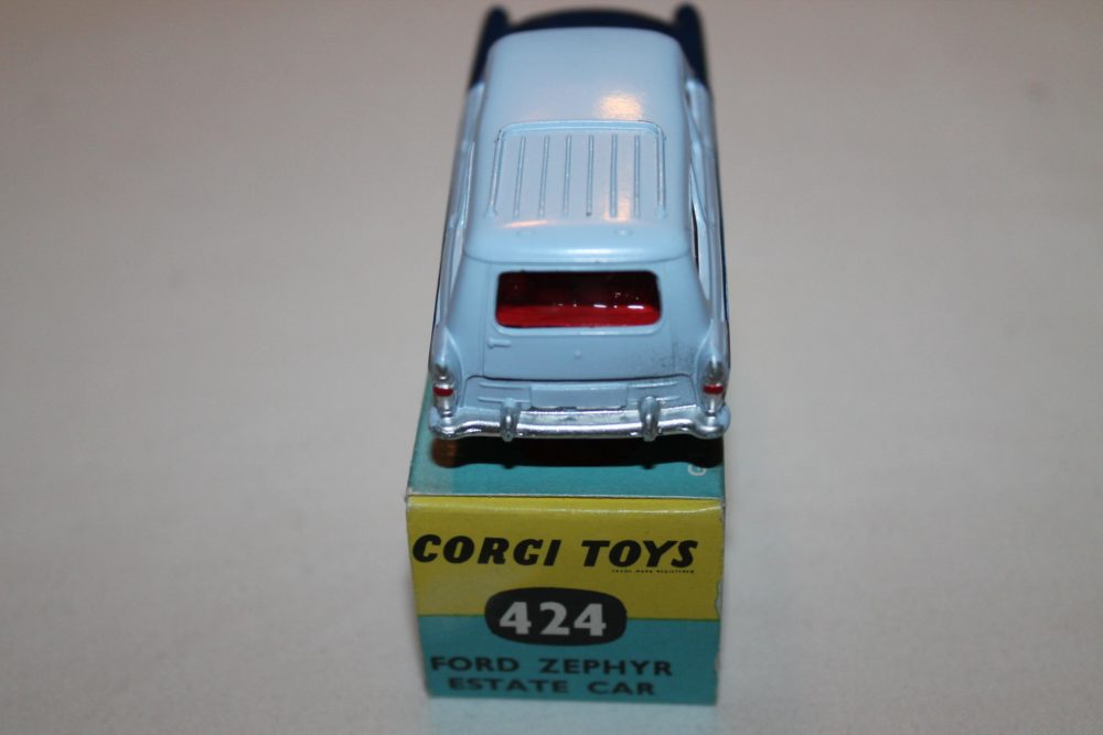 ford zephyr estate corgi toys 424 back