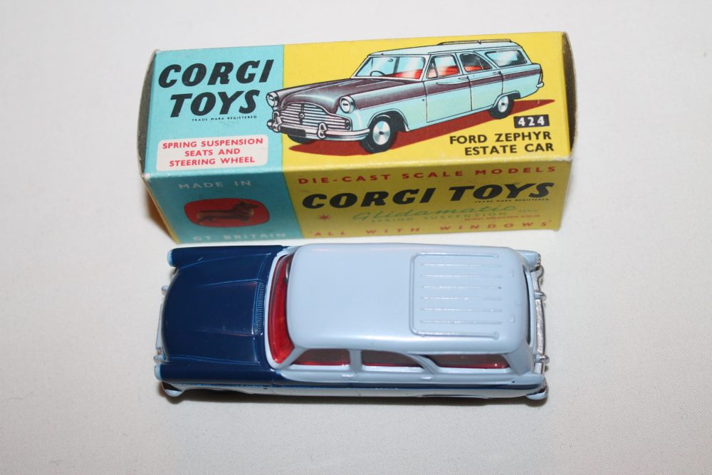 ford zephyr estate corgi toys 424 top