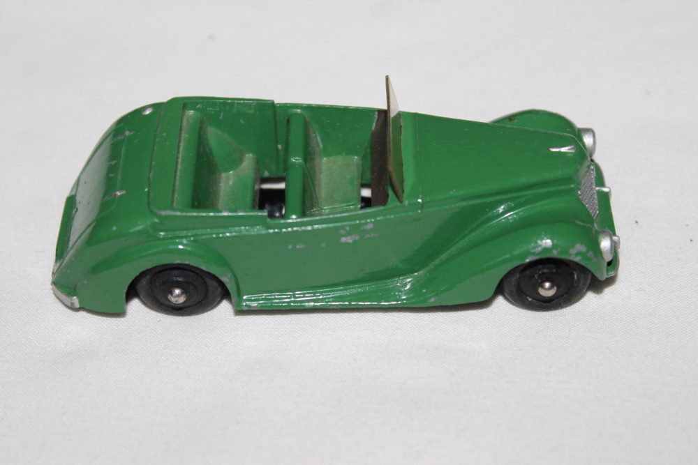 armstrong siddeley prototype mide green dinky toys 38e side