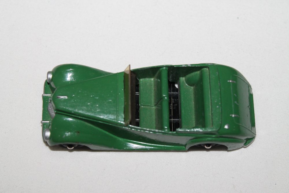 armstrong siddeley prototype mide green dinky toys 38e top