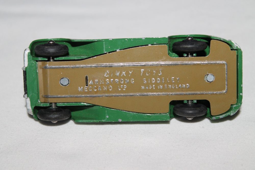 armstrong siddeley prototype mide green dinky toys 38e base