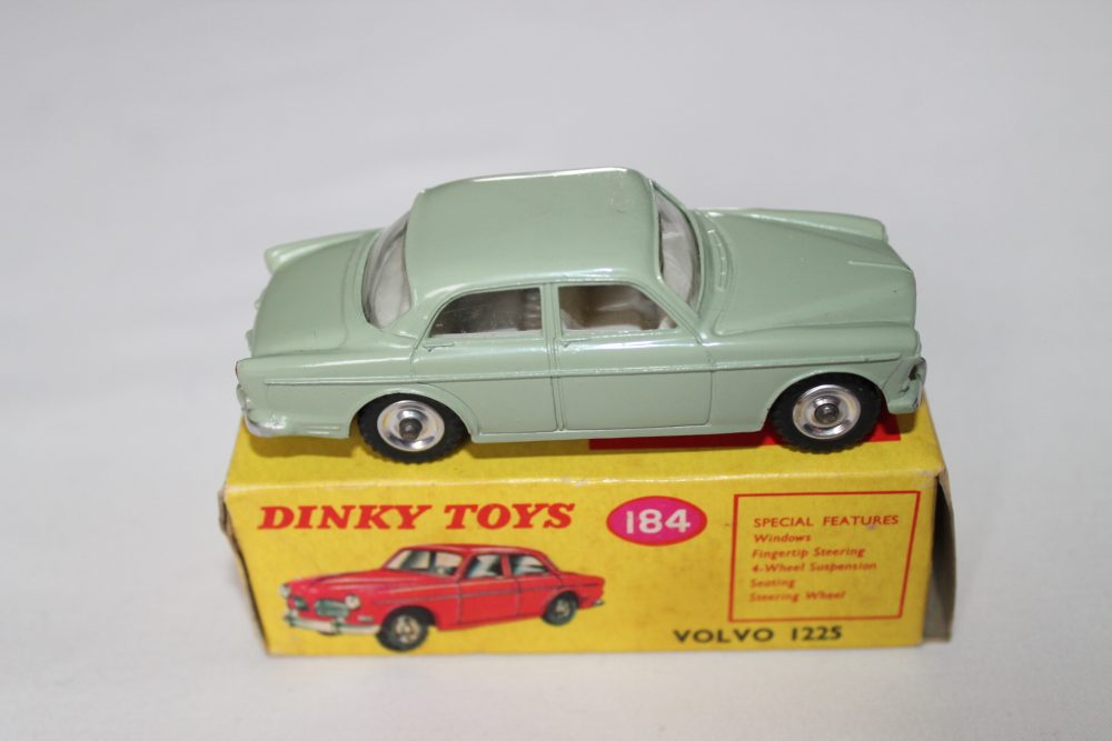 volvo 122s rare south african issue dinky toys 184 side