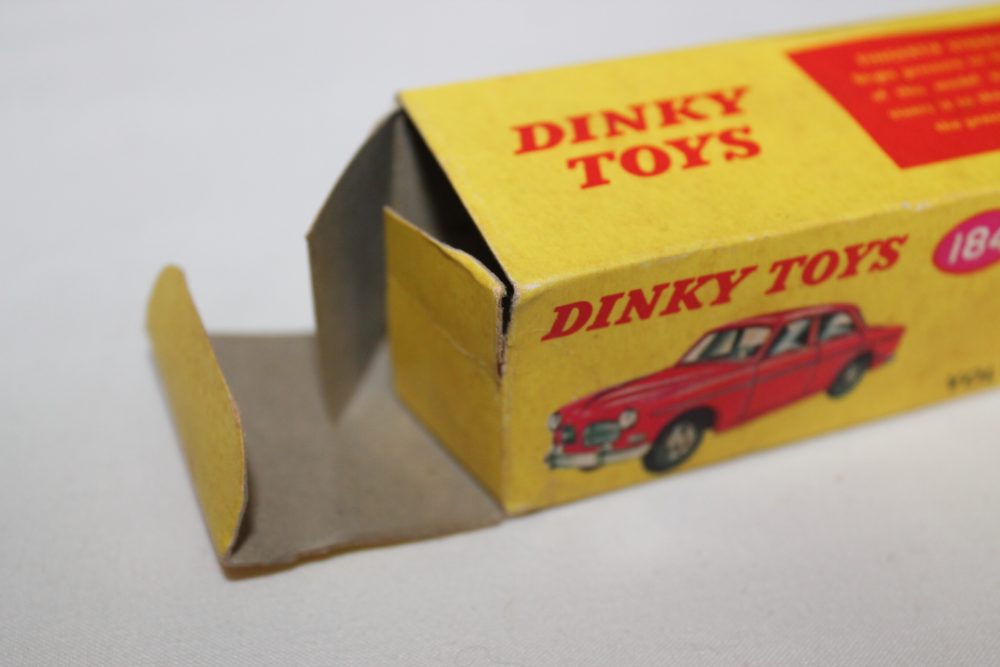 volvo 122s rare south african issue dinky toys 184 box tear