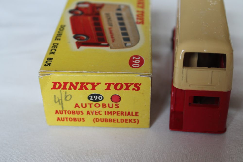 double decker london bus dinky toys 290 back