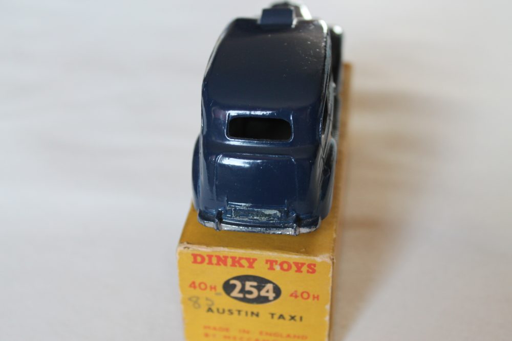 austin taxi dark blue dinky toys 254 back