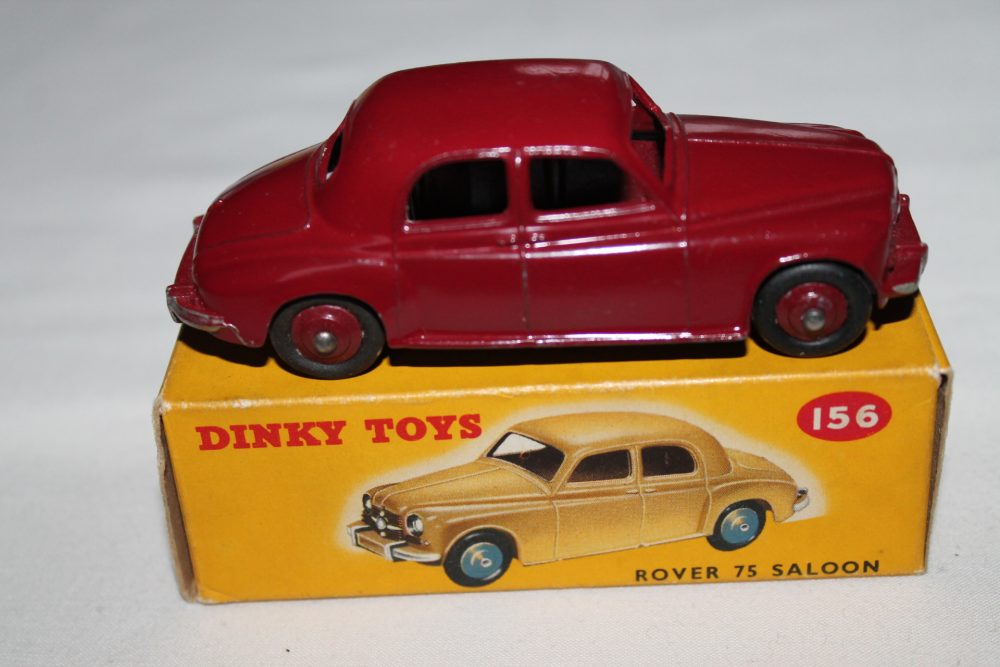 rover 75 burgundy dinky toys 156 side