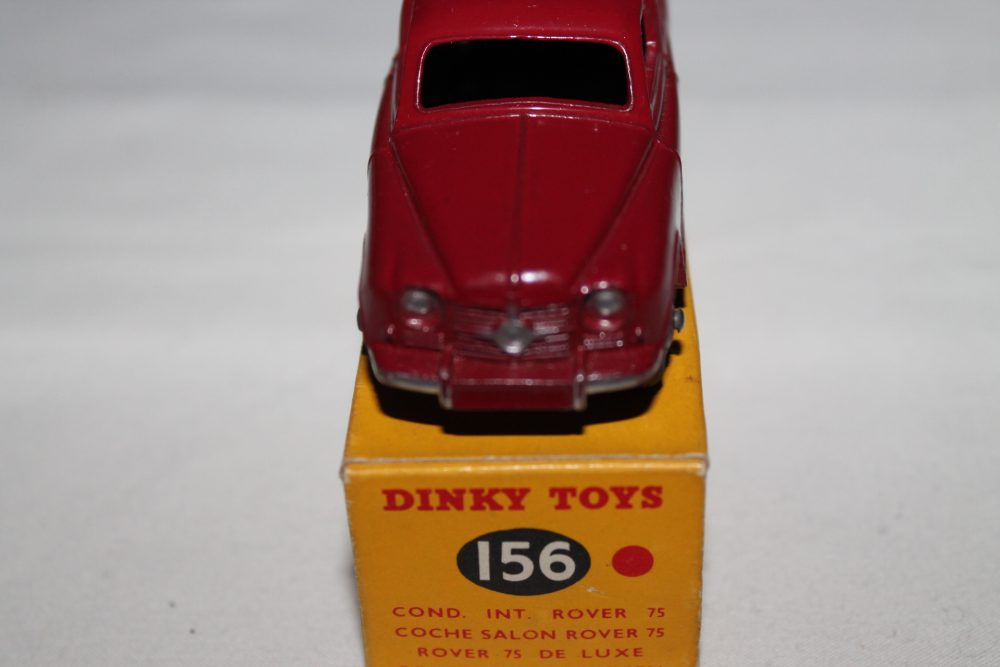 rover 75 burgundy dinky toys 156 front