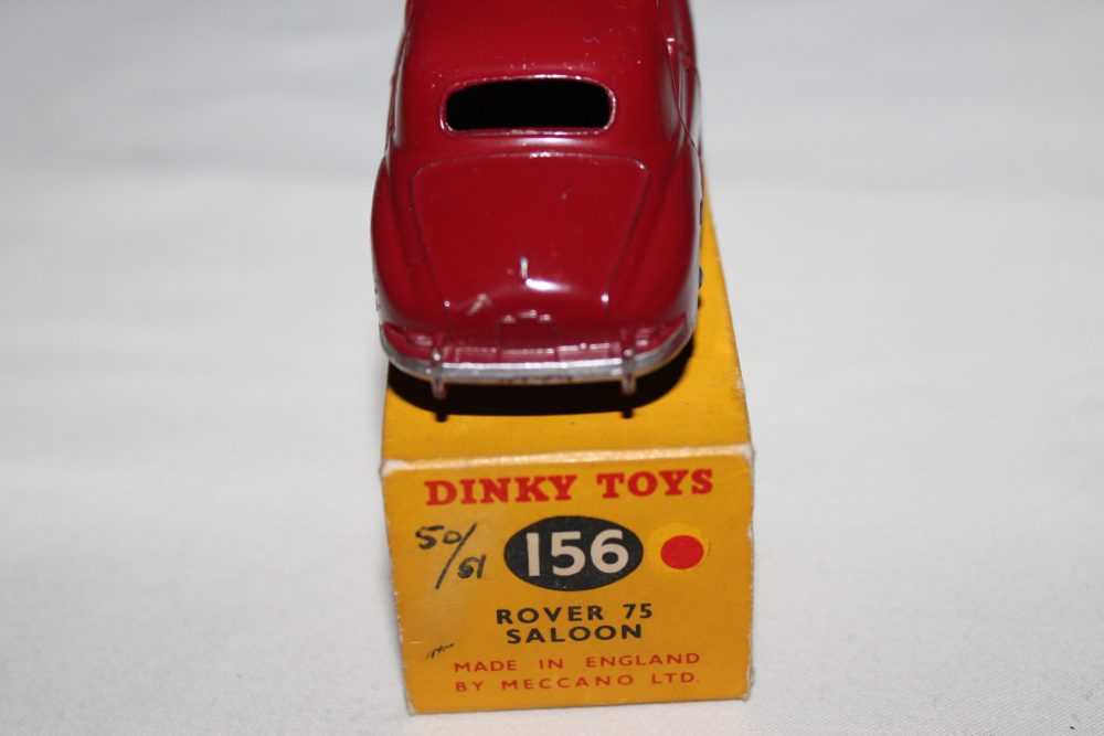 rover 75 burgundy dinky toys 156 back