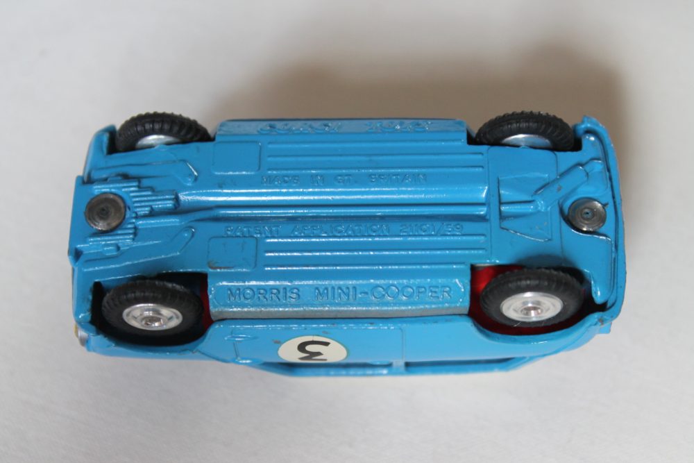 morris mini competition corgi toys 227 base