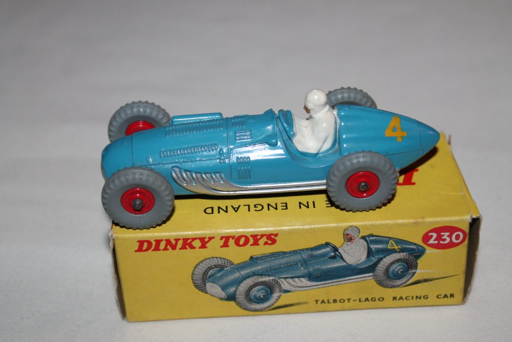 talbot lago racing car scarce issue dinky toys 230