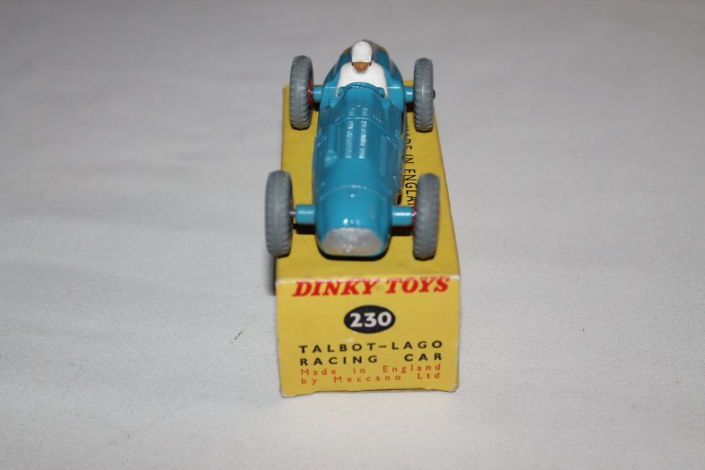 talbot lago racing car scarce issue dinky toys 230 front