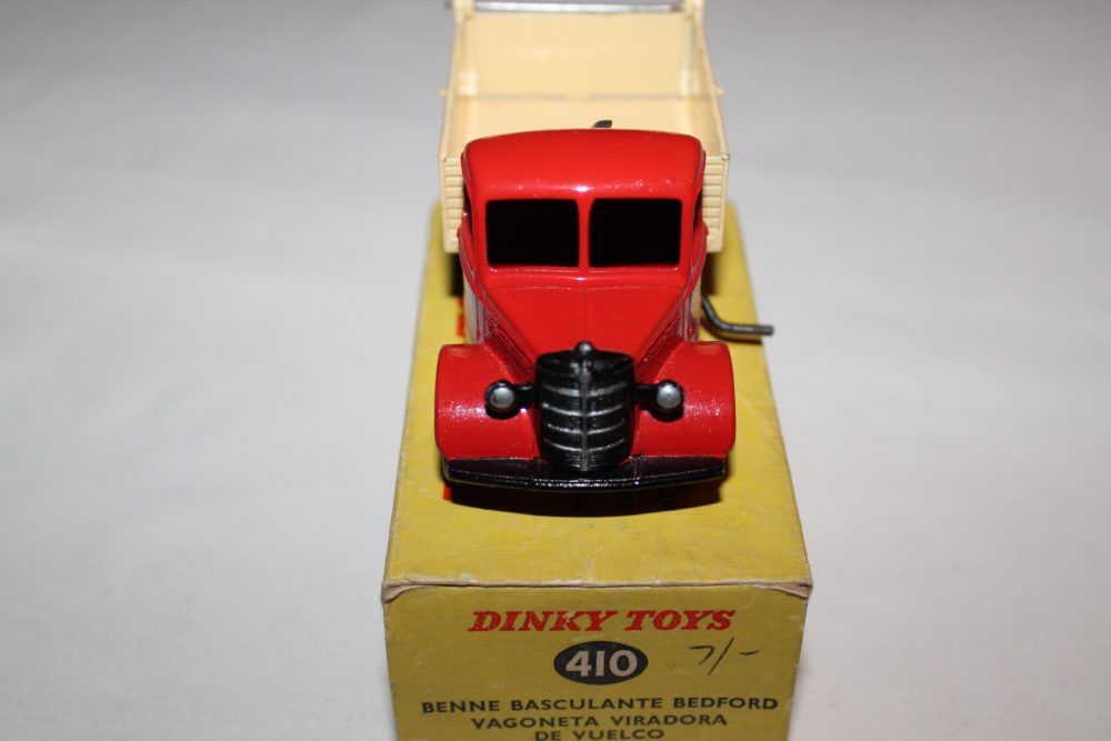 bedford end tipper rare version dinky toys 410 front