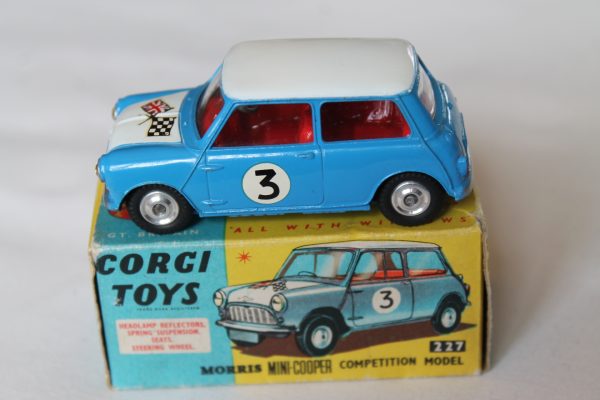 Corgi Toys 227 Morris Mini Cooper Competition model - Diecast